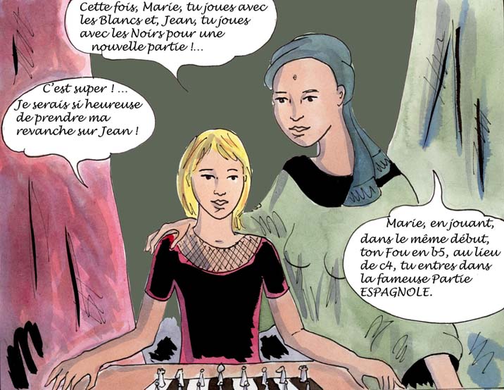 RENCONTRE AVEC CAÏSSA par Étienne LEROUX et Michel BRUNEAU